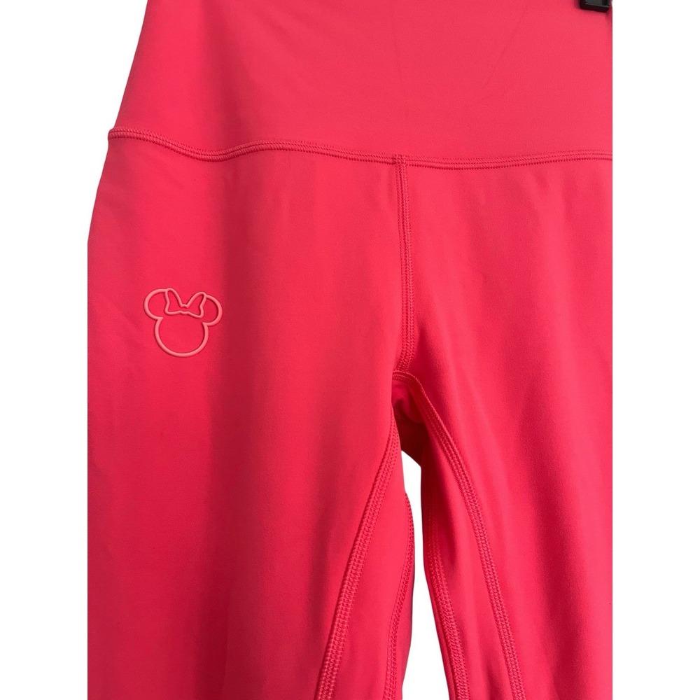 Lululemon Disney Mickey Mouse Collab Leggings Size 4 Pink Rare, Sold Out - Picture 3 of 6